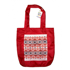 Рюкзаки и сумки - Сумка шоппер с карманом 4Profi "Вышиванка" 40*35 см Оранжевый 37400 (3594)