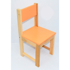 Детская мебель - Детский стульчик ИГРУША №25 Оранжевый (15790)