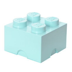 Бокси для іграшок - Бокс для зберігання LEGO Lifestyle Цеглинка 4 світло-блакитний​ (40031742)
