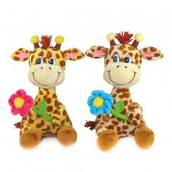 М'які тварини - М'яка іграшка Жираф з квіткою Lava (LA8614)