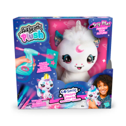 Набори для творчості - Набір для творчості Canal Toys DIY Airbrush plush Єдиноріг Космік с сяючим рогом (AIR028)