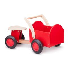 Толокары - Толокар New classic toys Велосипед перевозчик красный (11400) Толокары - Толокар New classic toys Велосипед перевозчик красный (11400)