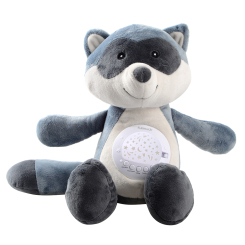 Нічники, проектори - Нічник Funmuch Єнот з датчиком плачу AI та проектором (FM666-72) Нічники, проектори - Нічник Funmuch Єнот з датчиком плачу AI та проектором (FM666-72)