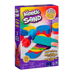 Антистрес іграшки - Набір кінетичного піску Kinetic Sand Веселковий мікс (71474)
