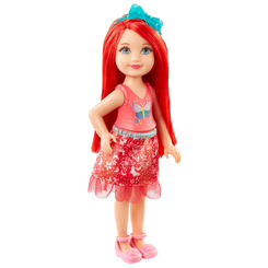 Ляльки - Маленькі ляльки-ельфи Barbie з Райдужної бухти Рожевий голуба корона (DVN01/DVN03)