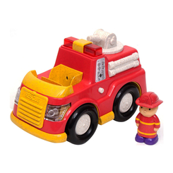 Машинки для малюків - Ігровий набір Roo Crew Пожежник із ефектами (58011-2)