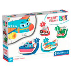 Пазли - Пазл Clementoni My First Puzzles Means of Transport 4 в 1 (8005125208111)