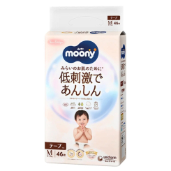 Товары по уходу - Подгузники Moony Natural M 6-11 кг 46 шт (4903111241439)