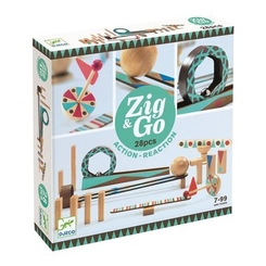 Научные игры, фокусы и опыты - Игровой набор Djeco Zig and go 28 деталей (DJ05640)
