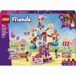 Конструкторы LEGO - Конструктор LEGO Friends Колесо обзора с конфетами и капкейками (42700)