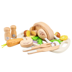 Детские кухни и бытовая техника - Игровой набор New classic toys Жареная курица (10610)