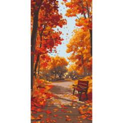 Товари для малювання - Картина за номерами Art Craft Осінній парк 40х80 см (11572-AC)