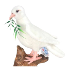 Мягкие животные - Мягкая игрушка Hansa Голубь белый 20 см (4806021954348)