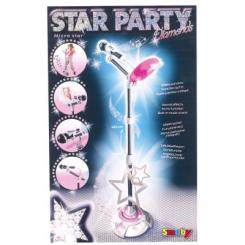 Музыкальные инструменты - Музыкальная игрушка для малышей Микрофон на стойке Star Party Smoby (27179) (027179)