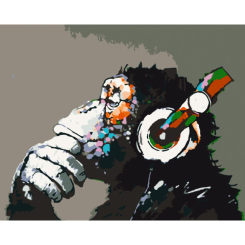 Товари для малювання - Картина за номерами Art Craft Disco monkey ​40 х 50 см (11675-AC)