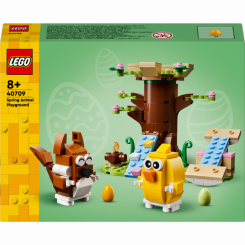 Конструкторы LEGO - Конструктор LEGO Icons Весенняя площадка для животных (40709)