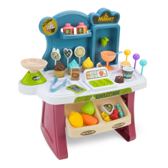 Набори професій - Ігровий набір Країна Іграшок Супермаркет бордово-бірюзовий (668-72/73/1)