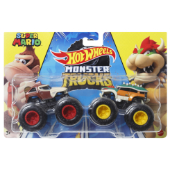 Автомодели - Игровой набор Hot Wheels Monster Trucks Внедорожники Super Mario (FYJ64/HWN69)