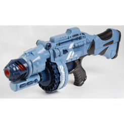 Стрелковое оружие - Пулемет-бластер "Blaze Storm" мягкие патроны, звуковые эффекты (09428) (109428)