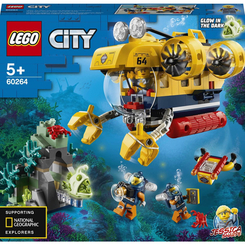 Конструкторы LEGO - Конструктор LEGO City Океан: исследовательская подводная лодка (60264)