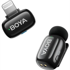 Микрофоны - Петличный микрофон Boya Lightning Black (mini-16)
