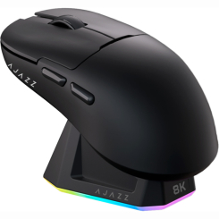 Клавіатура і миші - Мишка Ajazz 3 Mod-Black-3395-8K Charging Dock (AJ159-PRO-B) Клавіатура і миші - Мишка Ajazz 3 Mod-Black-3395-8K Charging Dock (AJ159-PRO-B)