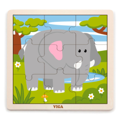 Пазли - Пазл Viga Toys Слон (51441)