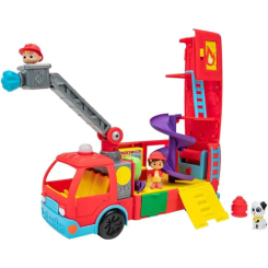 Машинки для малышей - Игровой набор CoComelon Пожарная машина-трансформер (CMW0220)