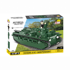 Конструктори з унікальними деталями - Конструктор Cobi Перша Світова Війна Танк Віккерс A1E1 Незалежний 886 деталей (COBI-2990) Конструктори з унікальними деталями - Конструктор Cobi Перша Світова Війна Танк Віккерс A1E1 Незалежний 886 деталей (COBI-2990)