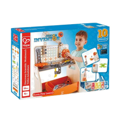 Конструктори з унікальними деталями - Конструктор Hape Науковий верстак 58 елементів (E3028)