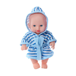 Пупси - Дитячий ігровий Пупс у халаті Limo Toy 235-Q 20 см Синій (61394)