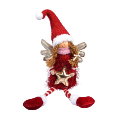 Персонажі мультфільмів - ​​М'яка іграшка Novogod'ko Дівчинка Янгол у червоному 58 см (974639)