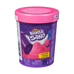 Антистресс игрушки - Кинетический песок Kinetic Sand Ведро мороженого розовый (71679/1)