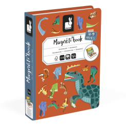 Обучающие игрушки - Магнитная книга Janod Динозавры (J02590)