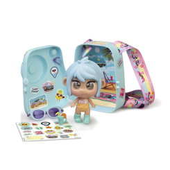 Куклы - Мини-куклаTrotties Миа с фотоаппаратом синяя (TFT21000C)