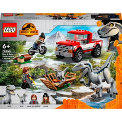 Конструкторы LEGO - Конструктор LEGO Jurassic World Охота на Блу и Бета-велоцираптора (76946)