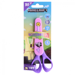Канцтовары - Ножницы Yes Minecraft spring 13 см в футляре (480464)
