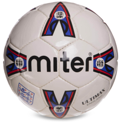Спортивные активные игры - Мяч футбольный Miter FB-2143 FDSO №5 Белый (57508583) (2627233649)