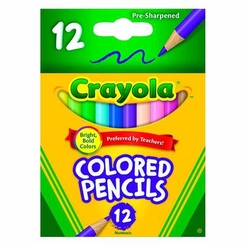 Товари для малювання - Набір кольорових олівців Crayola 12 шт (4112)