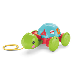 Машинки для малышей - Каталка на веревке Обучающая черепашка Fisher-Price (Y8652)