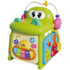 Розвивальні іграшки - Музичний бізікуб Urmywo Крокодил (MSS-007) Розвивальні іграшки - Музичний бізікуб Urmywo Крокодил (MSS-007)