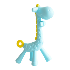 Брязкальця, прорізувачі - Прорізувач Lindo Жираф блакитний (4890214003302) Брязкальця, прорізувачі - Прорізувач Lindo Жираф блакитний (4890214003302)