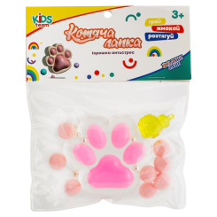 Антистрес іграшки - Іграшка антистрес Kids Team Котяча лапка рожева (CKS-FB-60971/4)
