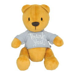 Мягкие животные - Мягкая игрушка Tigres Медвежонок Дэнни thank you 25 см (ВЕ-0207)