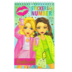 Набори для творчості - Стікербук Besties Summer за номерами (961037)