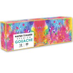 Канцтовары - ​Краски гуашь Genius 12 цветов (83114901-UA)