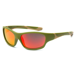 Солнцезащитные очки - Солнцезащитные очки Koolsun Sport цвета хаки до 8 лет (KS-SPOLBR003)