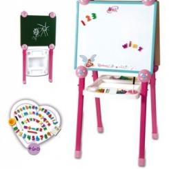 Детская мебель - Набор для рисования Двусторонний мольберт Winx Smoby (28041) (028041)