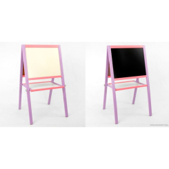 Детская мебель - Мольберт детский двухсторонний​​​​​​​ магнитный "ИГРУША" Purple/Pink (47990)