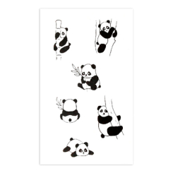 Косметика - Набор тату для тела Tattooshka Мини панды (HC-022)